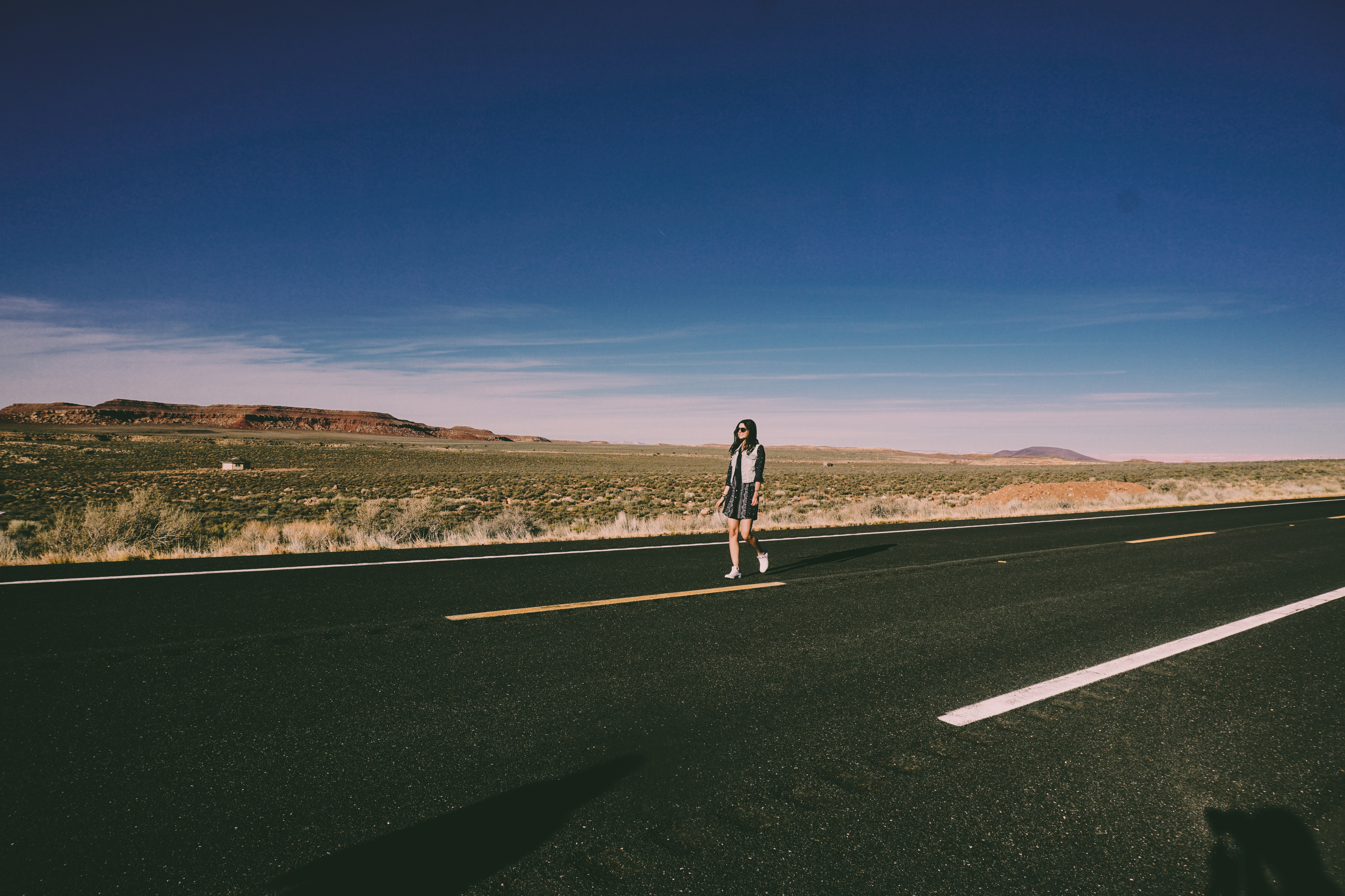 walk on the road in arizona 