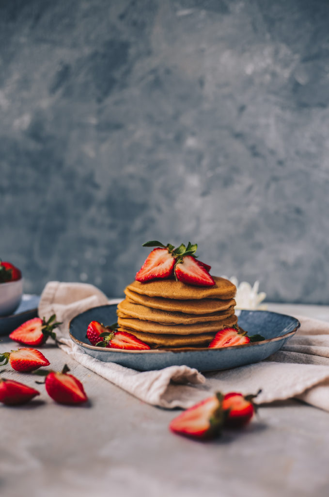 Vegan "Buttermilk" Quinoa Pancakes photography