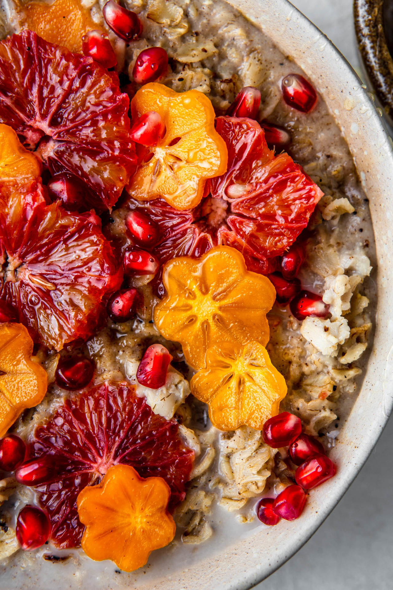 blood orange and permission oatmeal photography