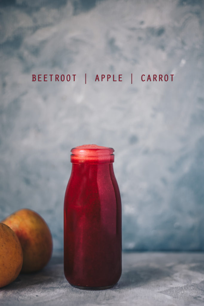 BEET APPLE AND CARROT JUICE cold press