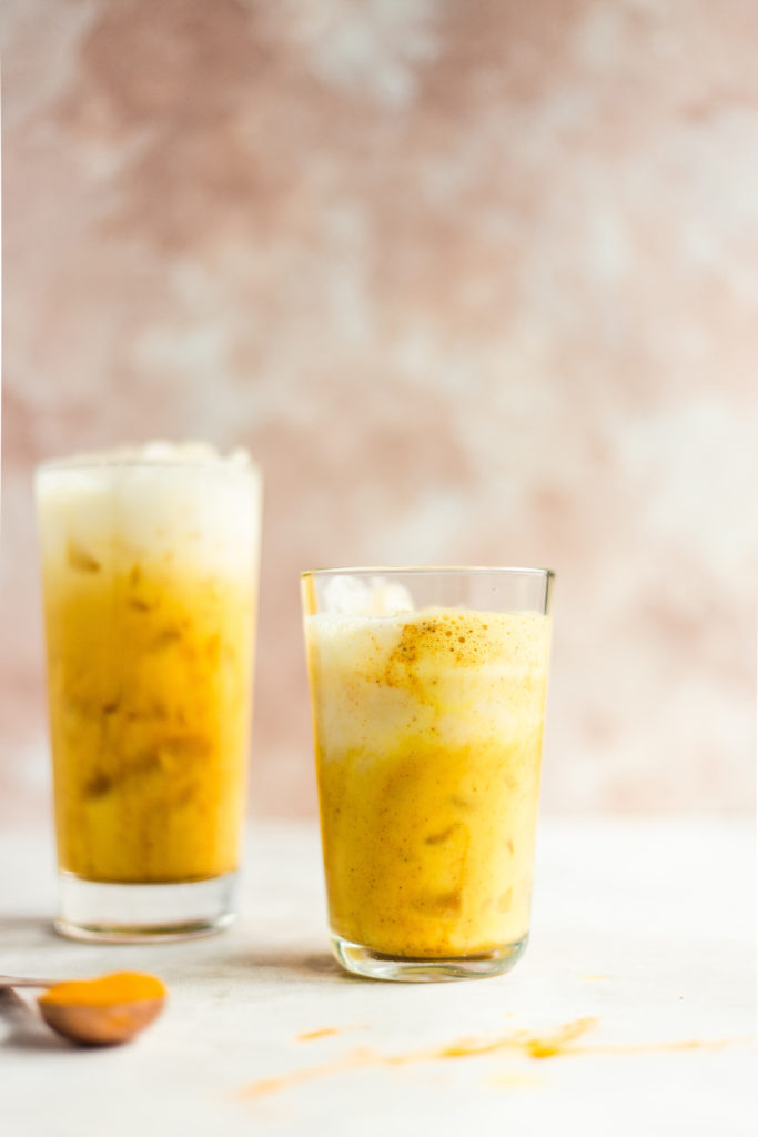 Golden Iced Turmeric Latte