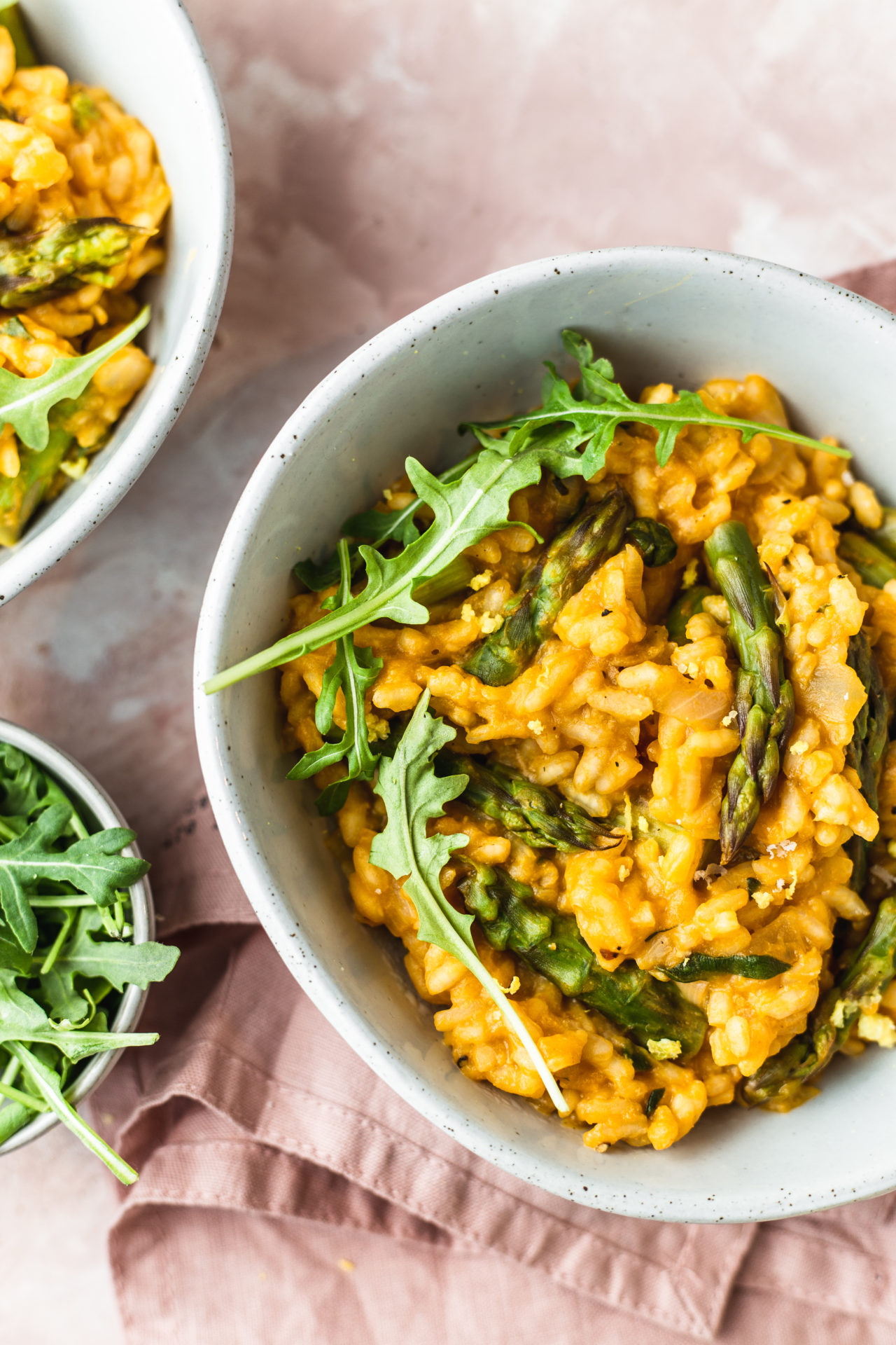 Lemon Asparagus Risotto Vegan Friendly Natteats
