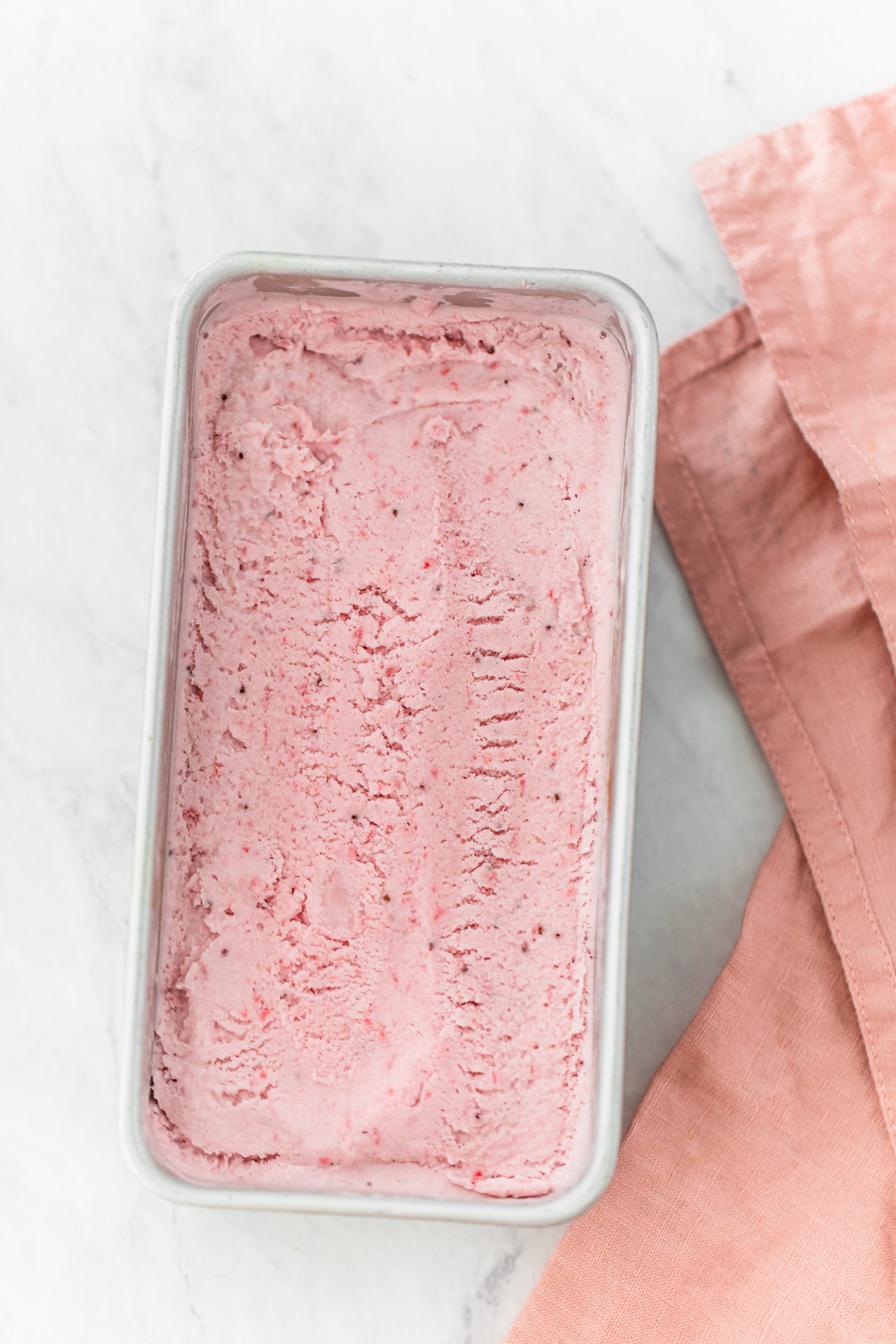 Vegan Strawberry Ice Cream