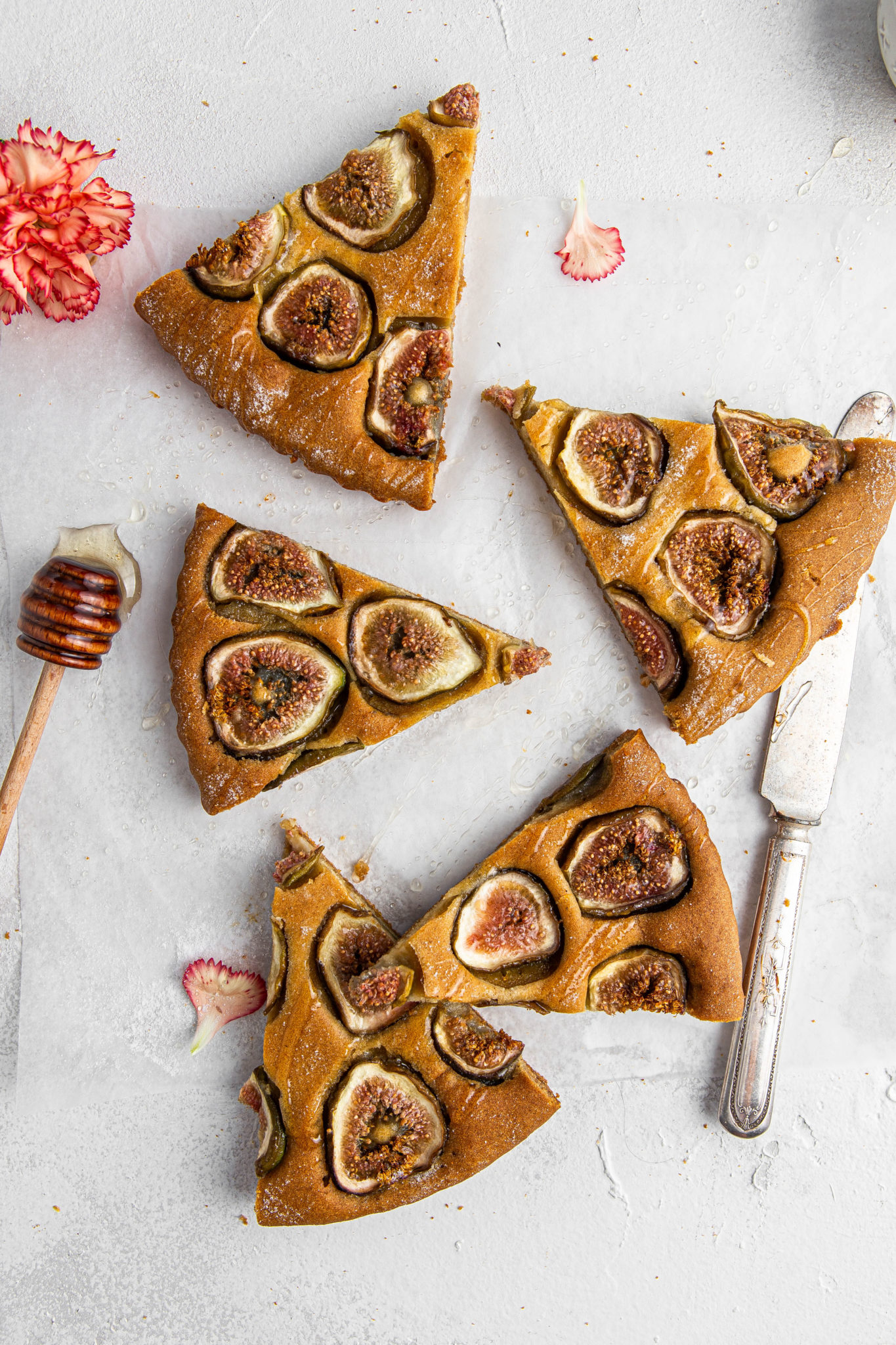 Quick and Easy Gluten Free Cake with Figs photography