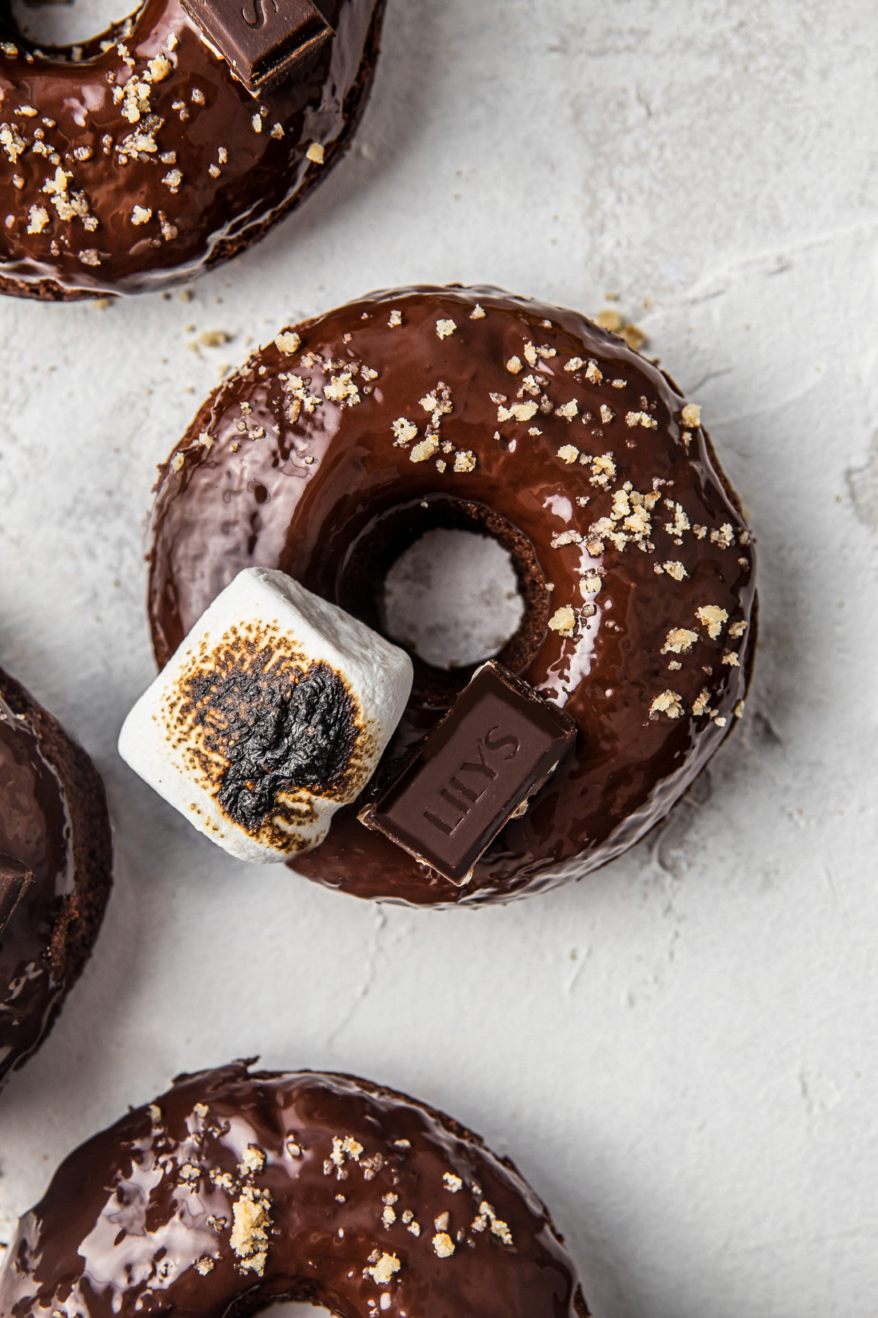 Gluten-free Chocolate Donuts S'mores